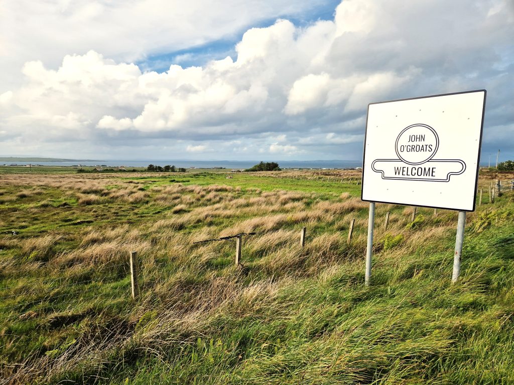 John O'Groats Welcome Sign