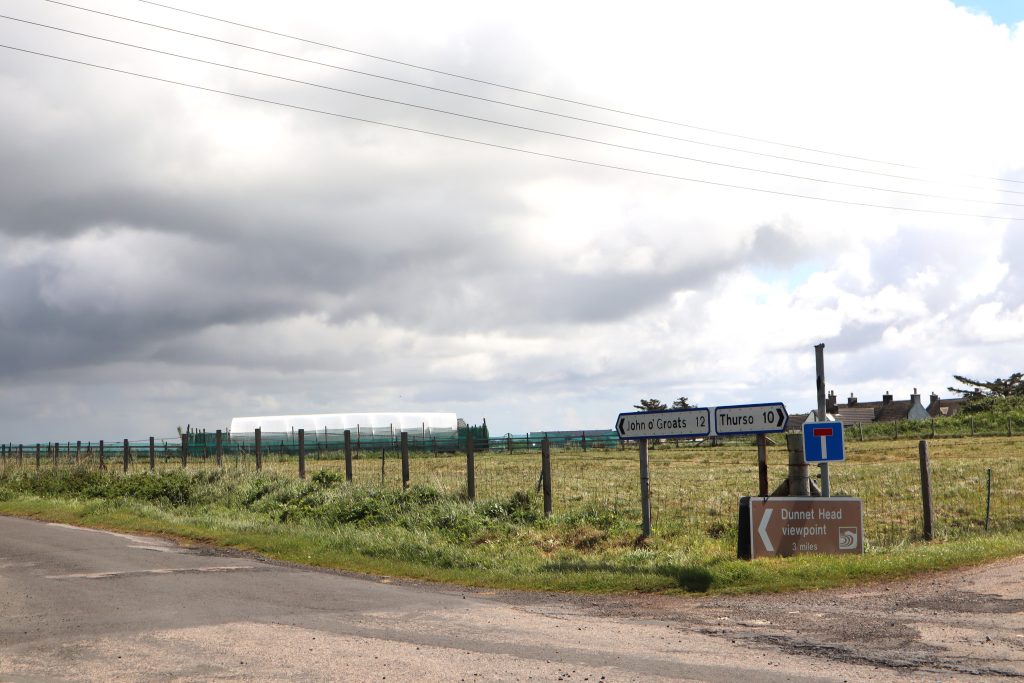 John O'Groats sign 12 miles 