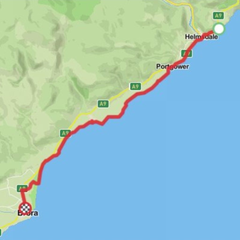 Walking Helmsdale to Brora on the John O'Groats Trail 