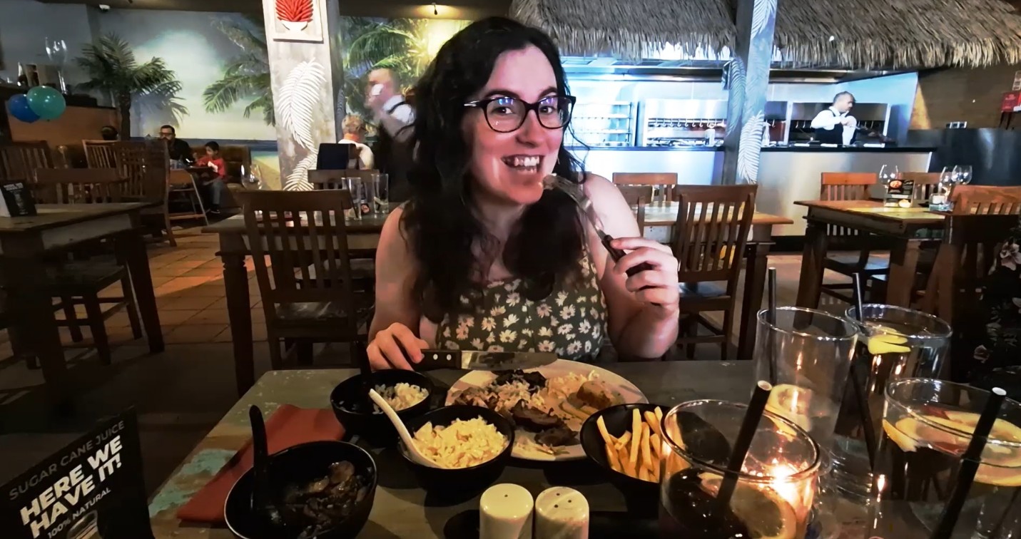 LeahinWanderlust eating at Bem Brazil in Manchester City Cente, Deansgate.  
