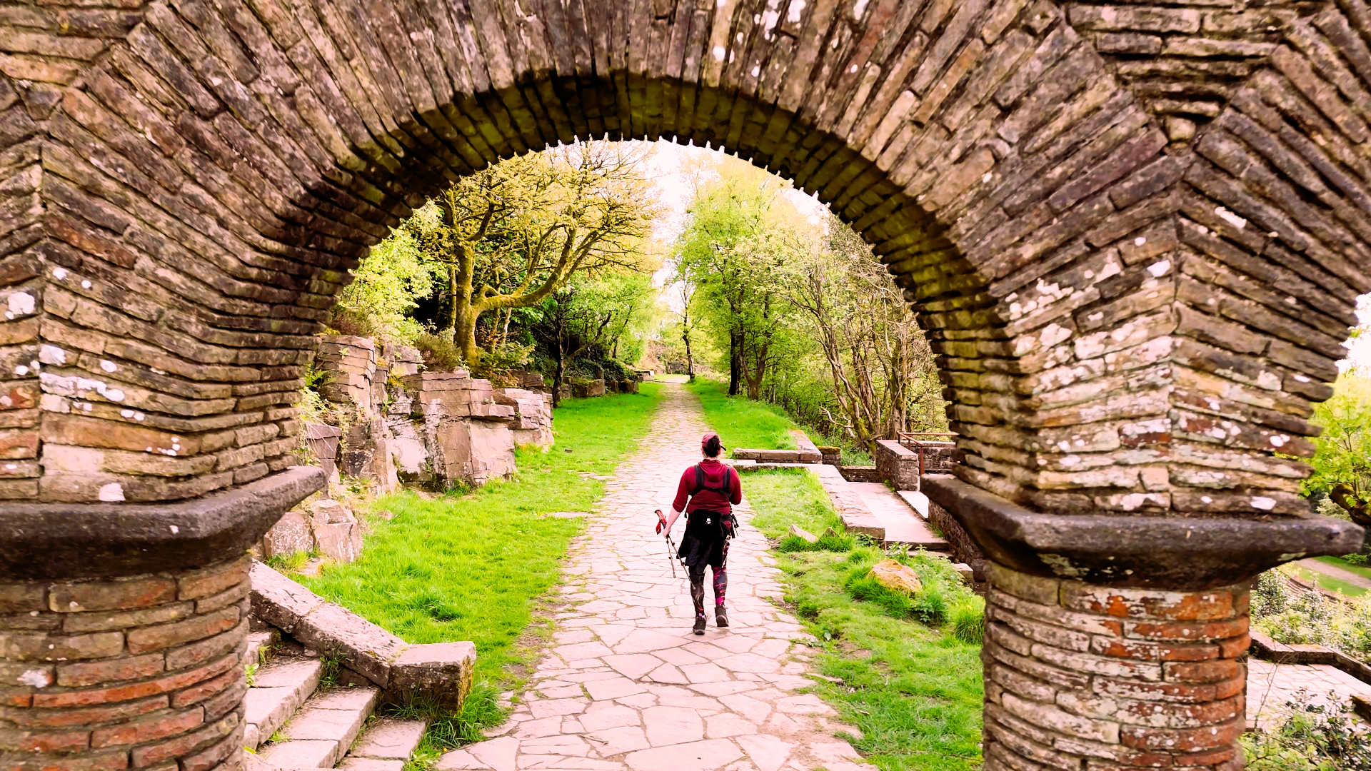 LeahinWanderlust through the arches, Rivington Terraced Gardens